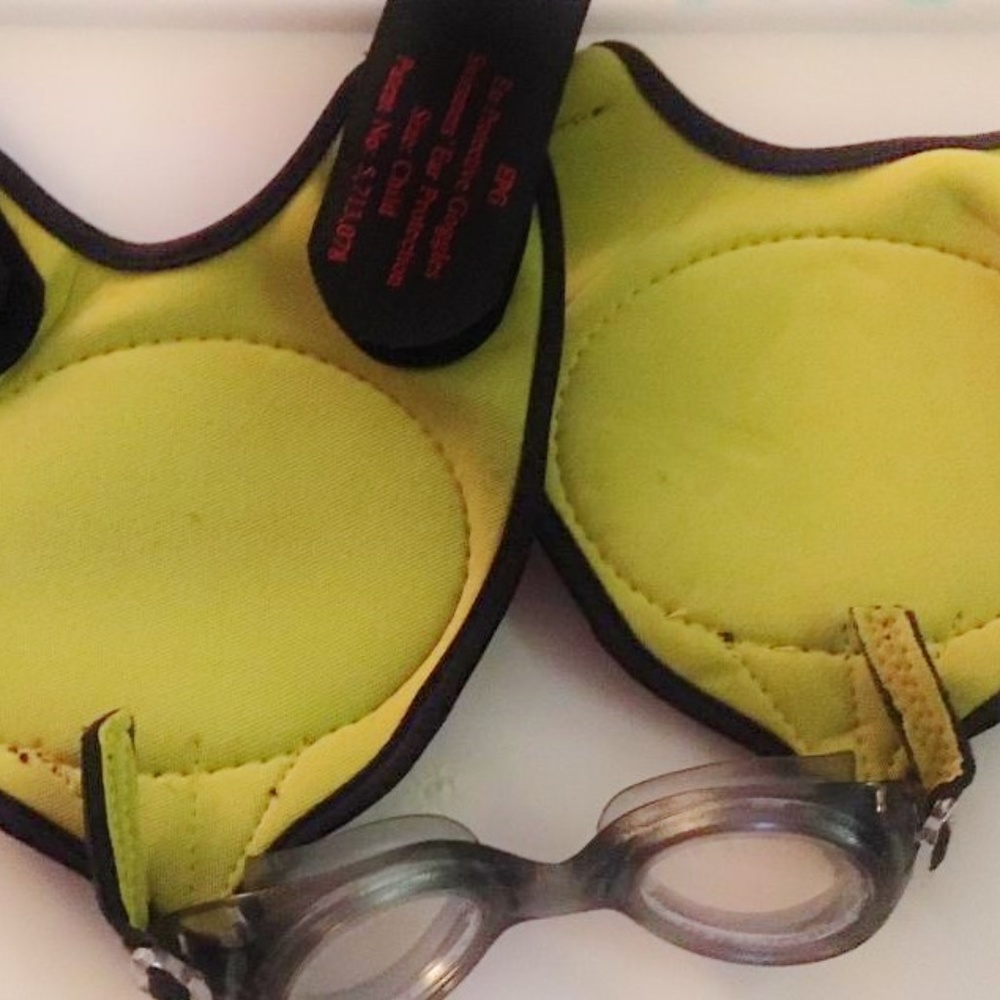 Ear Protective Goggles Moss Yellow